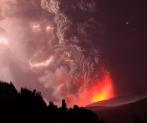 UFO sighting over Puyehue Volcano, Chile